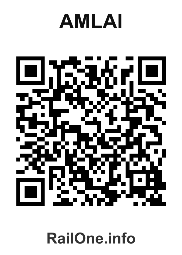 RailOne QR Code for Amlai station