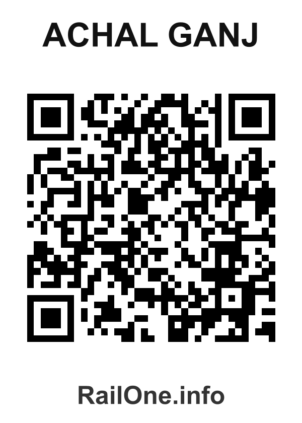 RailOne QR Code for Achal Ganj station