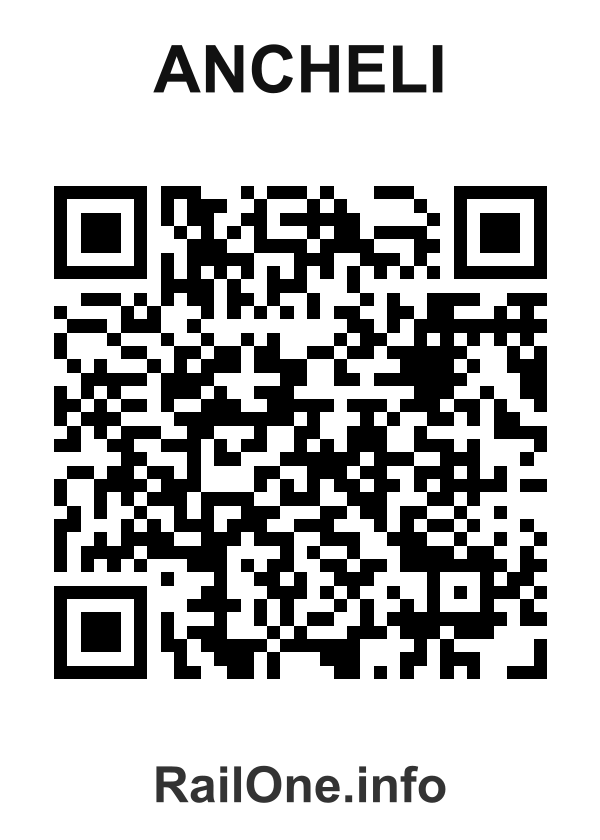 RailOne QR Code for Ancheli station