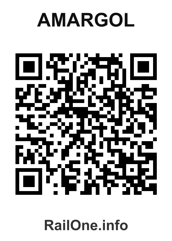 RailOne QR Code for Amargol station