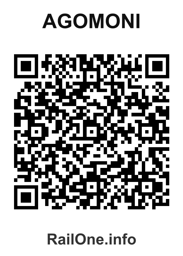 RailOne QR Code for Agomoni station