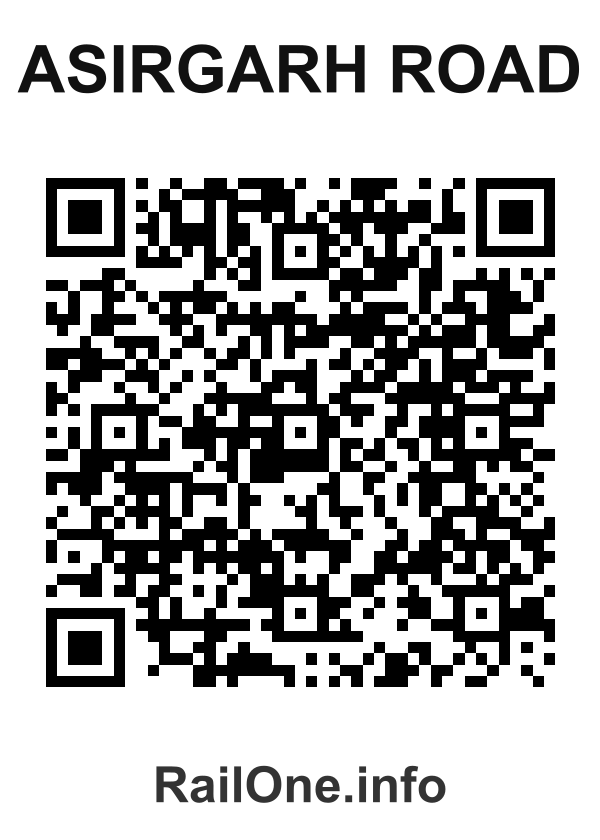 RailOne QR Code for Asirgarh Road station