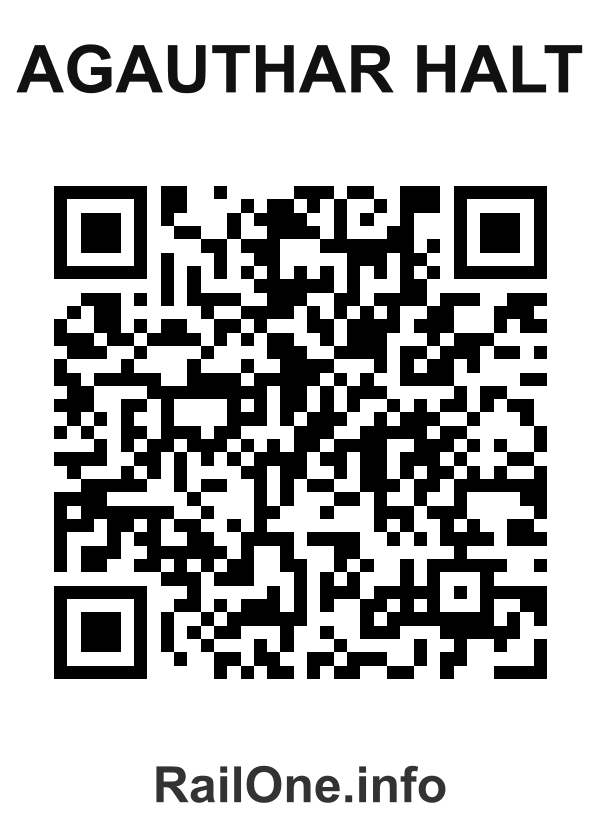 RailOne QR Code for Agauthar Halt station