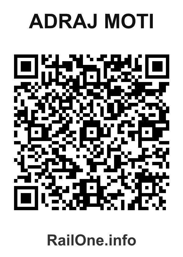 RailOne QR Code for Adraj Moti station