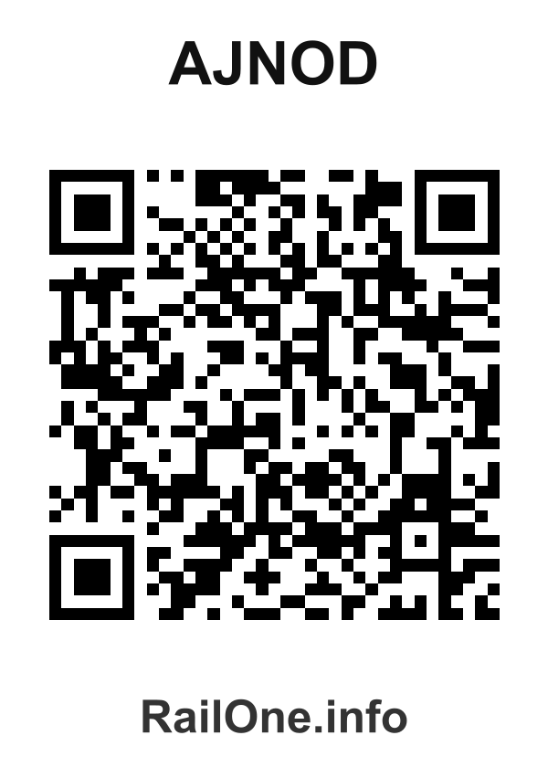 RailOne QR Code for Ajnod station