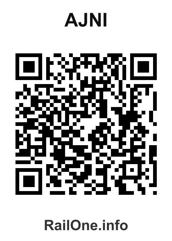 RailOne QR Code for Ajni station