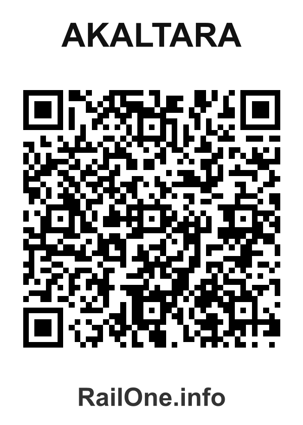 RailOne QR Code for Akaltara station