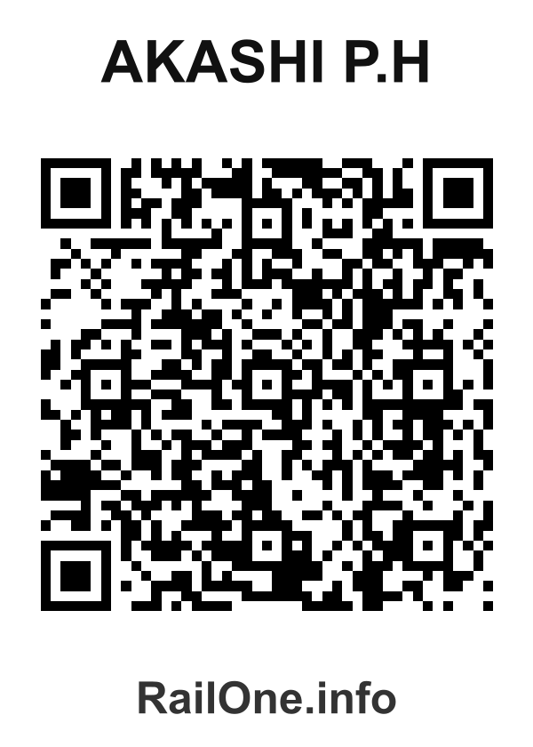 RailOne QR Code for Akashi P.h station