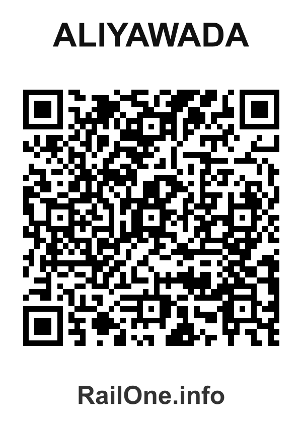 RailOne QR Code for Aliyawada station