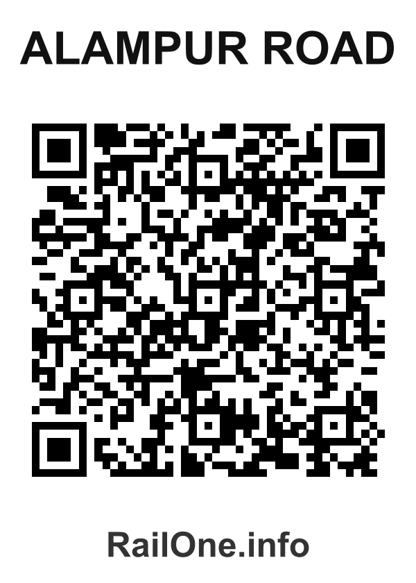 RailOne QR Code for Alampur Road station