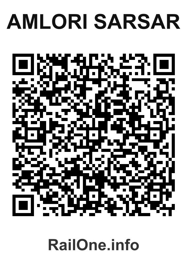RailOne QR Code for Amlori Sarsar station