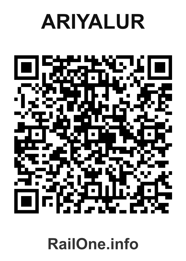 RailOne QR Code for Ariyalur station