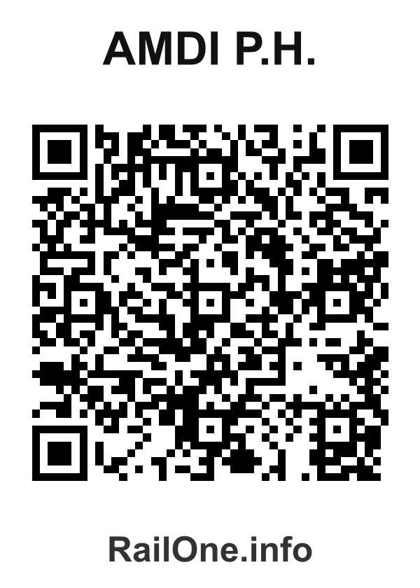 RailOne QR Code for Amdi P.h. station