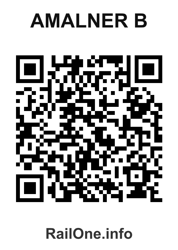 RailOne QR Code for Amalner B station