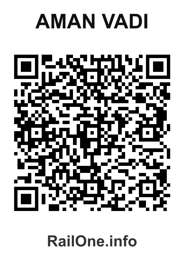 RailOne QR Code for Aman Vadi station