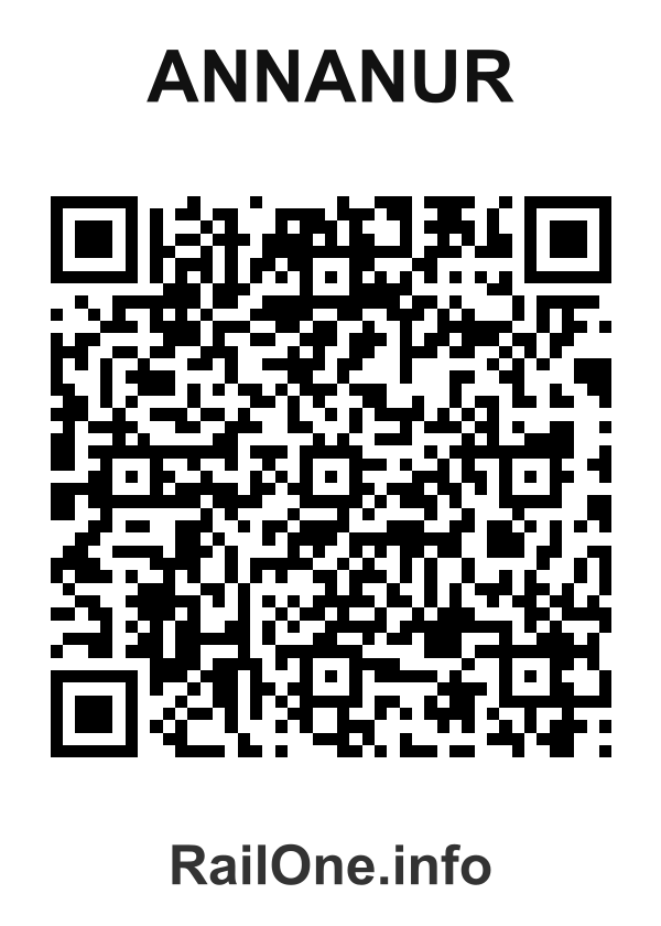 RailOne QR Code for Annanur station