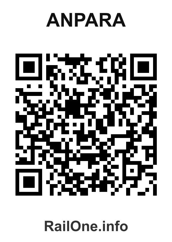 RailOne QR Code for Anpara station