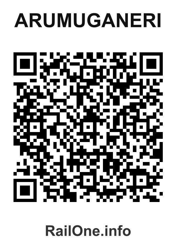 RailOne QR Code for Arumuganeri station