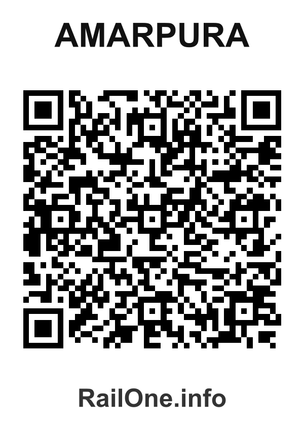 RailOne QR Code for Amarpura station