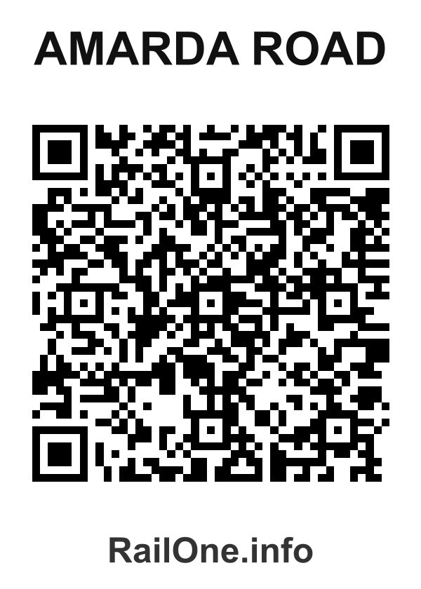 RailOne QR Code for Amarda Road station