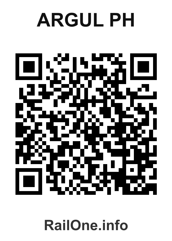 RailOne QR Code for Argul Ph station