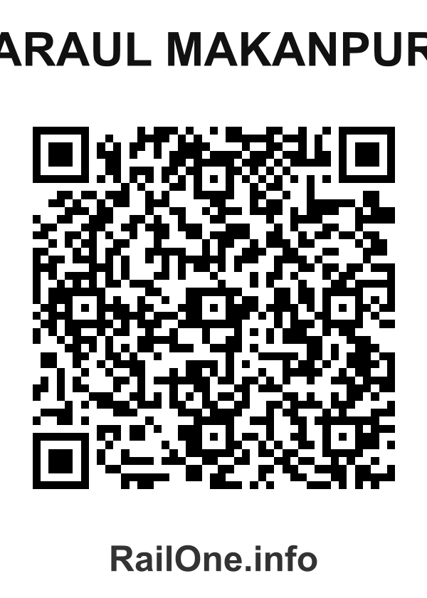 RailOne QR Code for Araul Makanpur station