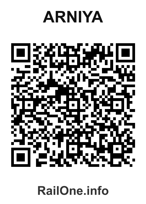 RailOne QR Code for Arniya station