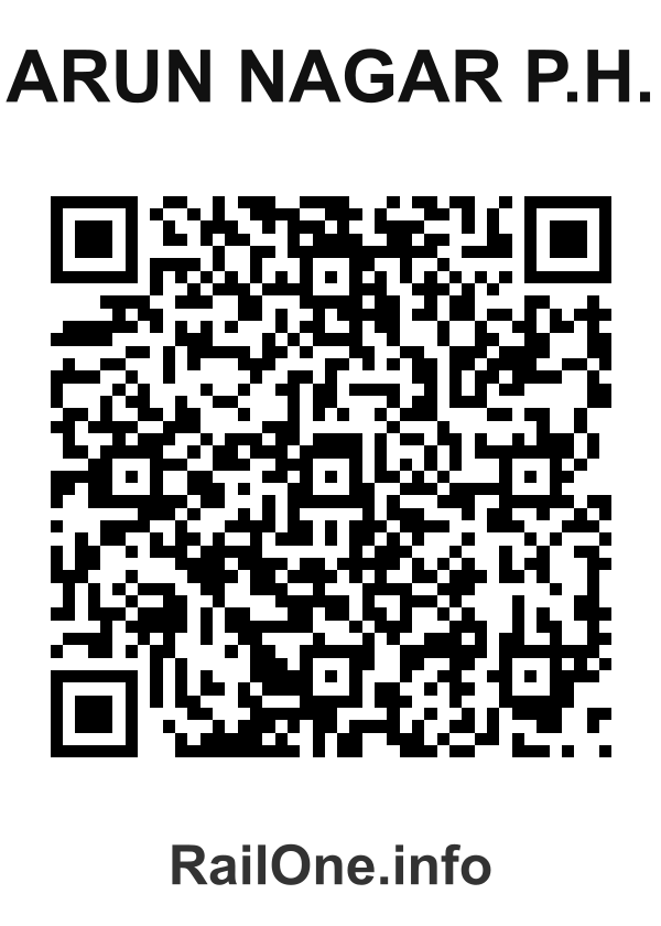 RailOne QR Code for Arun Nagar P.h. station