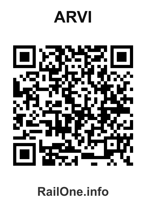 RailOne QR Code for Arvi station