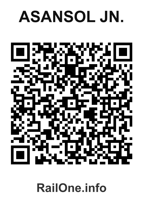 RailOne QR Code for Asansol Jn. station