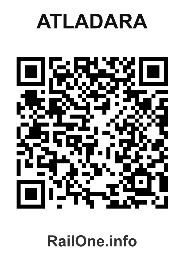 RailOne QR Code for Atladara station