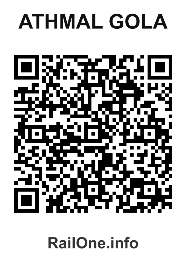 RailOne QR Code for Athmal Gola station