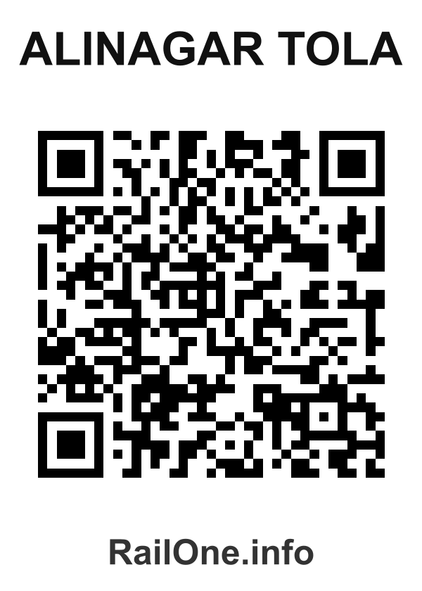RailOne QR Code for Alinagar Tola station