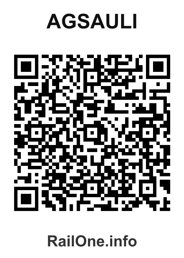 RailOne QR Code for Agsauli station
