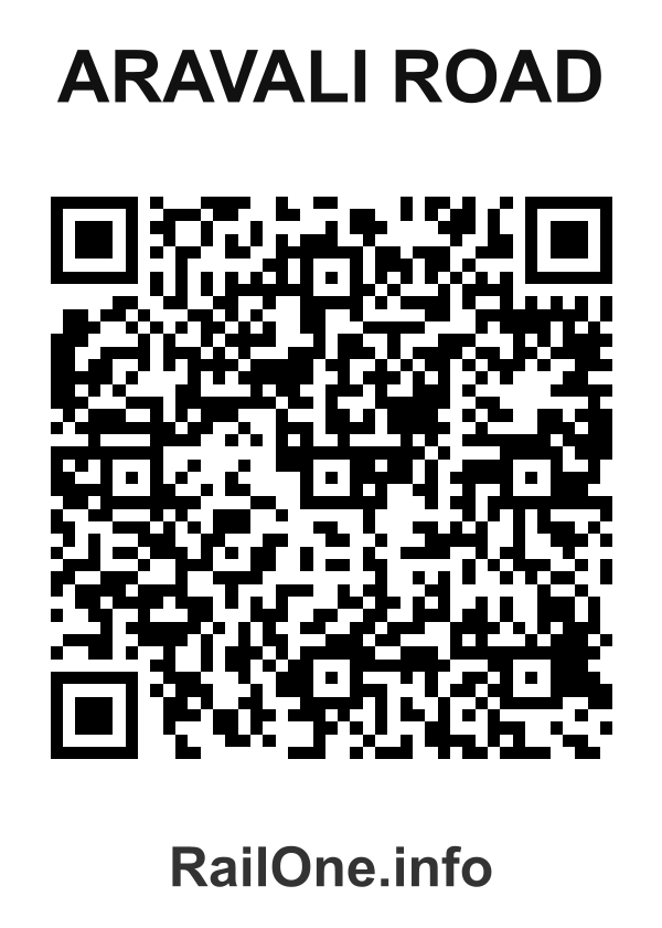 RailOne QR Code for Aravali Road station