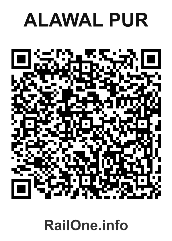 RailOne QR Code for Alawal Pur station