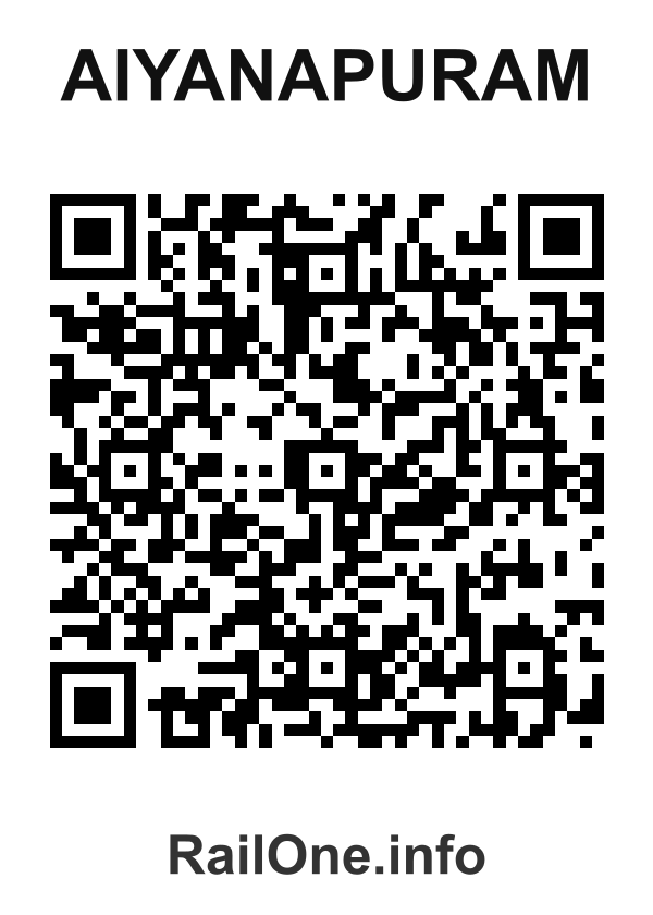 RailOne QR Code for Aiyanapuram station