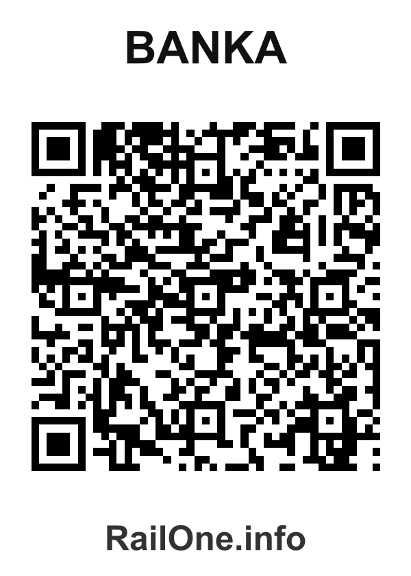 RailOne QR Code for Banka station