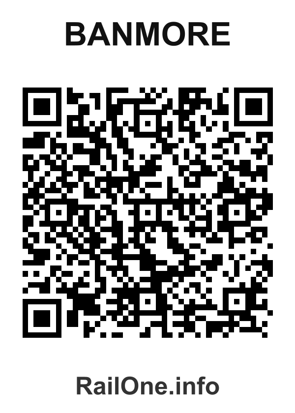 RailOne QR Code for Banmore station