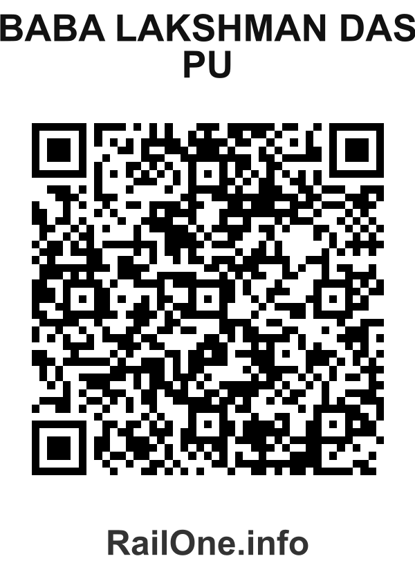 RailOne QR Code for Baba Lakshman Das Pu station