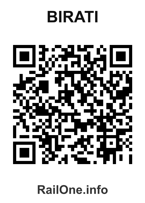 RailOne QR Code for Birati station