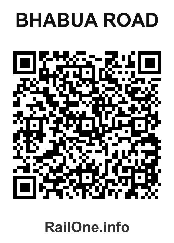 RailOne QR Code for Bhabua Road station