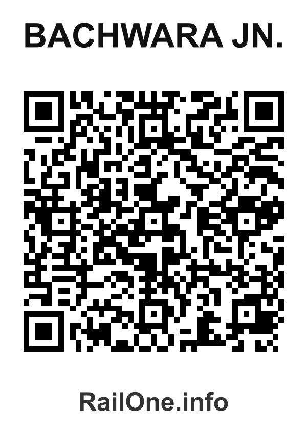 RailOne QR Code for Bachwara Jn. station