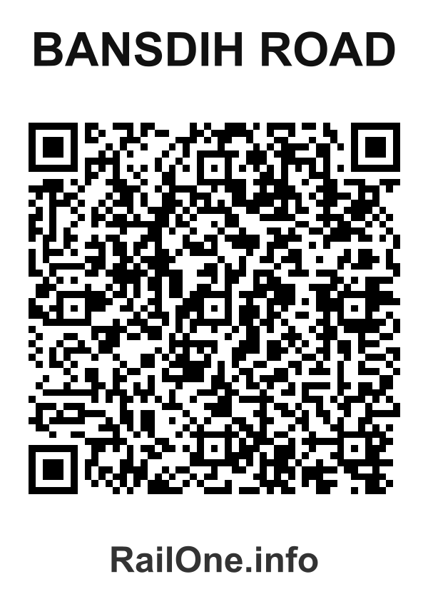RailOne QR Code for Bansdih Road station