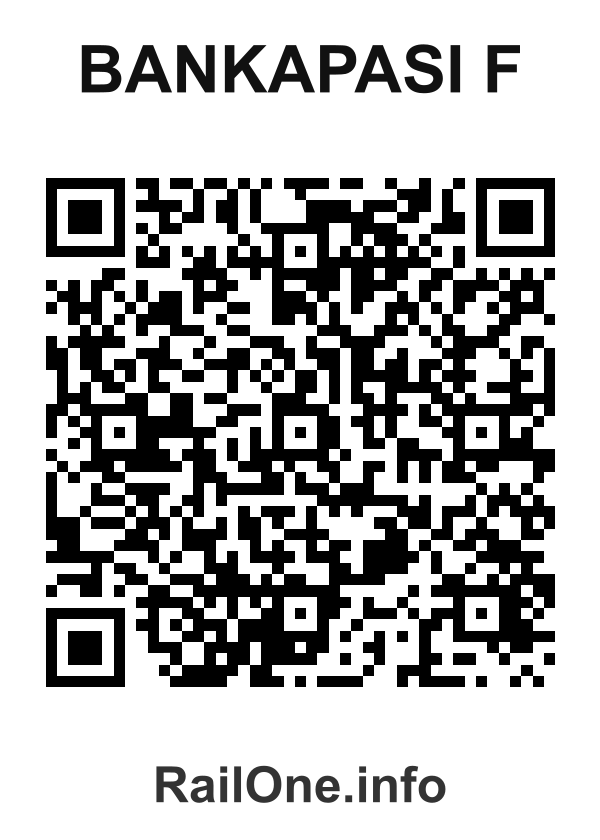 RailOne QR Code for Bankapasi F station