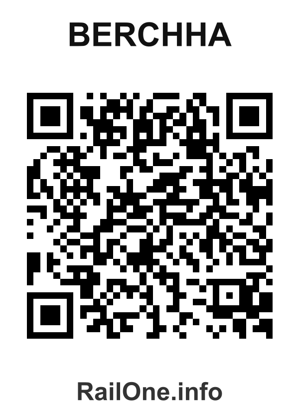 RailOne QR Code for Berchha station