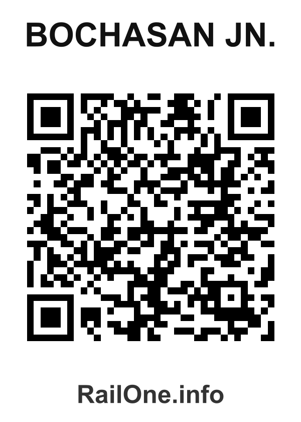 RailOne QR Code for Bochasan Jn. station