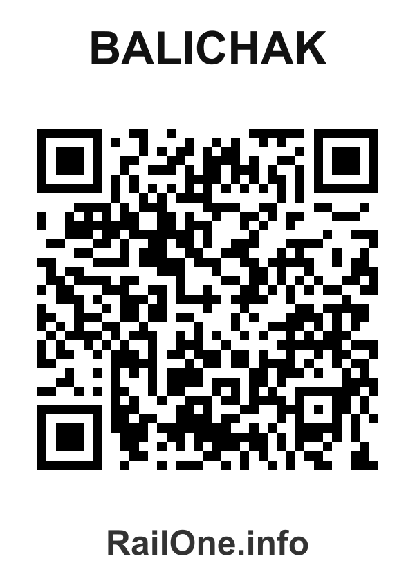 RailOne QR Code for Balichak station