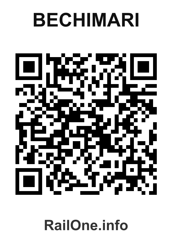 RailOne QR Code for Bechimari station