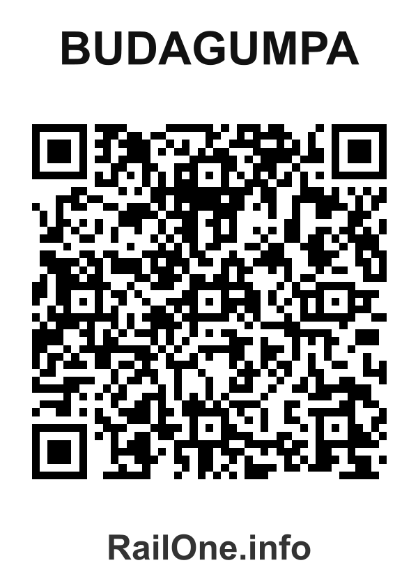 RailOne QR Code for Budagumpa station